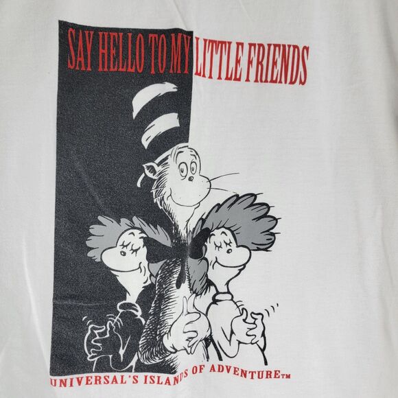 Universal Studios Dr. Seuss Say Hello To My Little Friends Sz XL Scarface Shirt - Picture 4 of 8